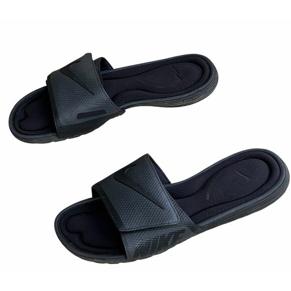 Nike Solarsoft Comfort Slide Mens 13 Swoosh Y2K Casual Streetwear‎ 705513-090 main image 15